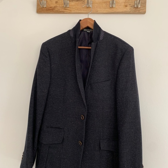 Johnston & Murphy Sportcoat Navy/Specs M - Picture 10 of 11